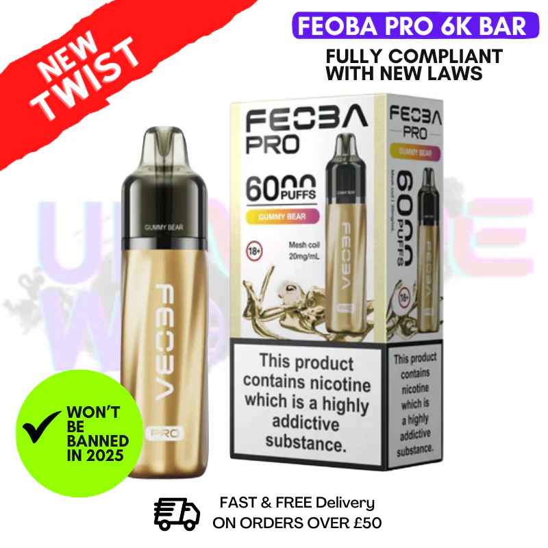 Gummy Bear Feoba Pro 6000 6K Puff Pod Kit