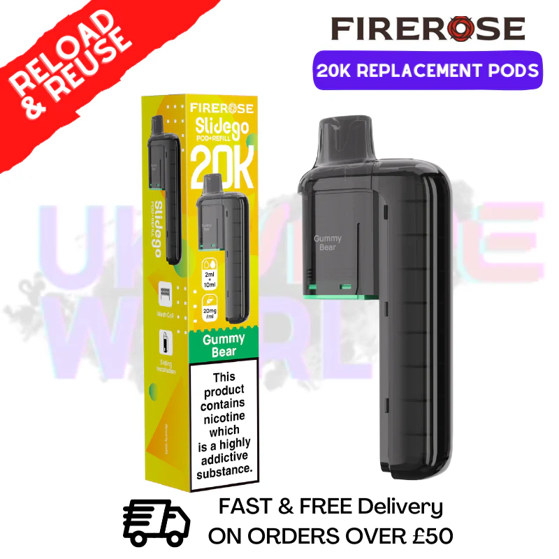Gummy Bear Firerose SlideGo 20K Replacement Pods