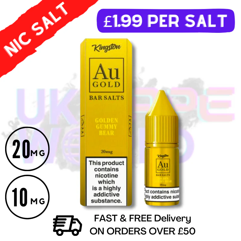 Gummy Bear Gold Bar Nic Salt