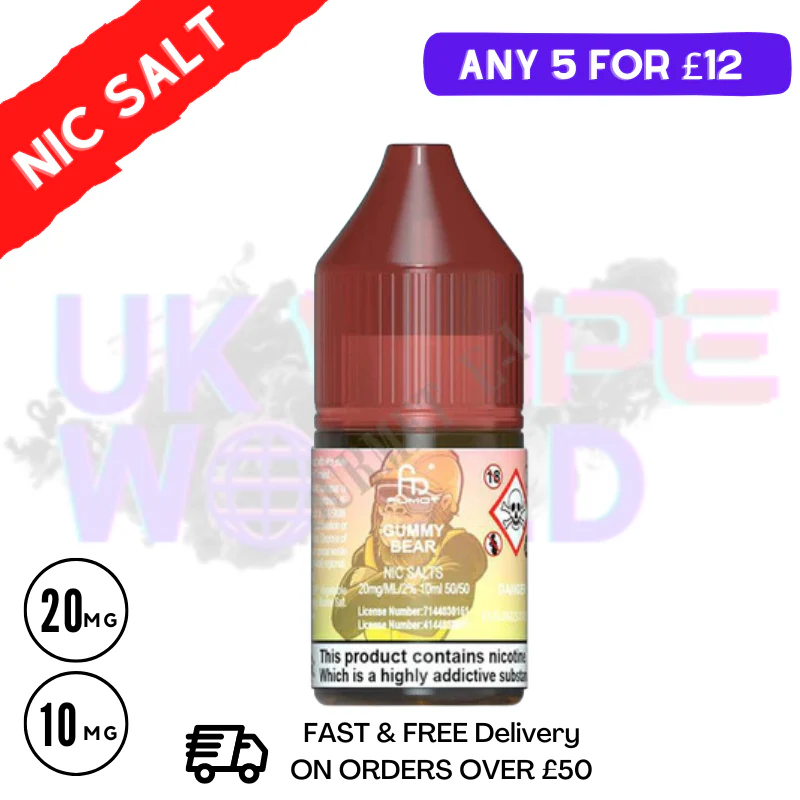 Gummy Bear - RandM Tornado 7000 Nic Salt 10ML eLiquid