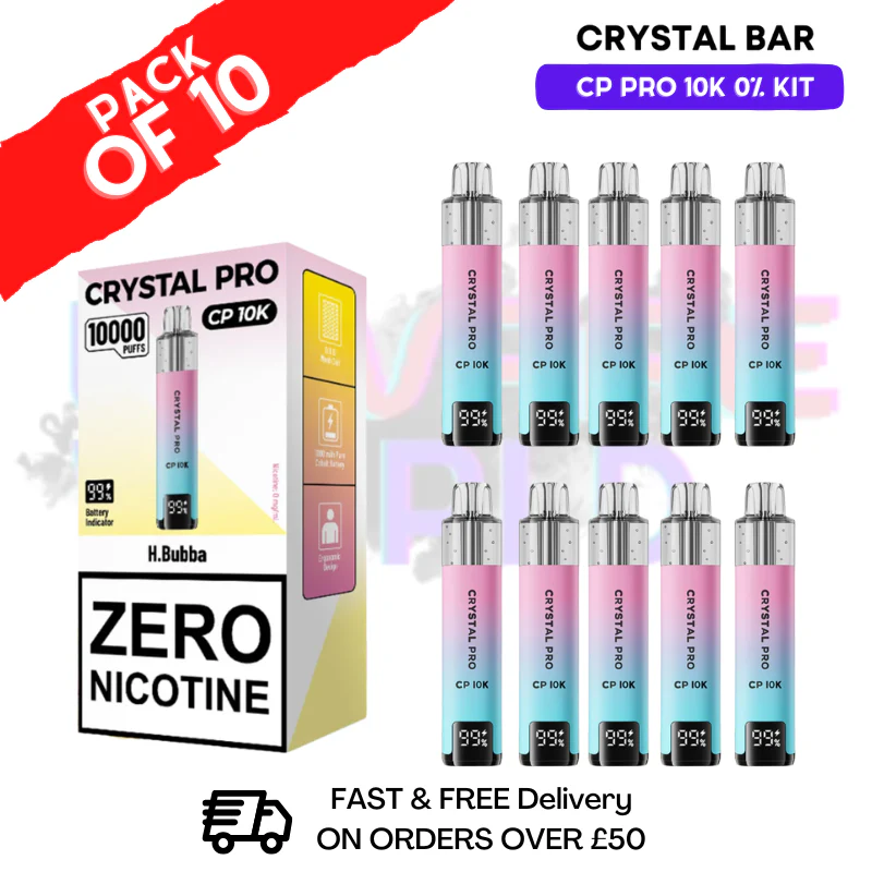 H Bubba CP Pro 10K ZERO Nic Kits Box Of 10