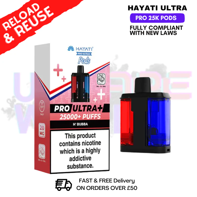 H Bubba Hayati 25K REFIL Pack Replacement Pods