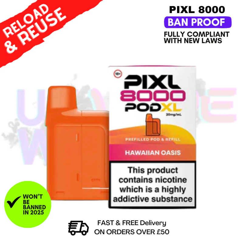 Hawaiian Oasis Pixl 8K Replacement Pods (Refil Pack)