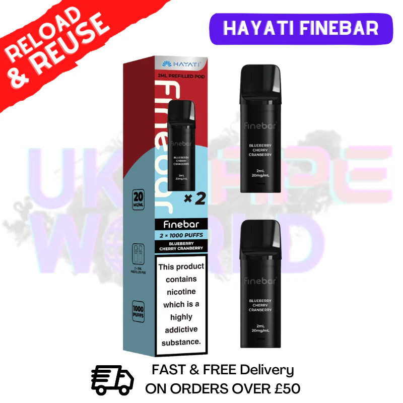 Hayati Finebar Prefilled Replacement Pods [Pack Of 2] - Image 13