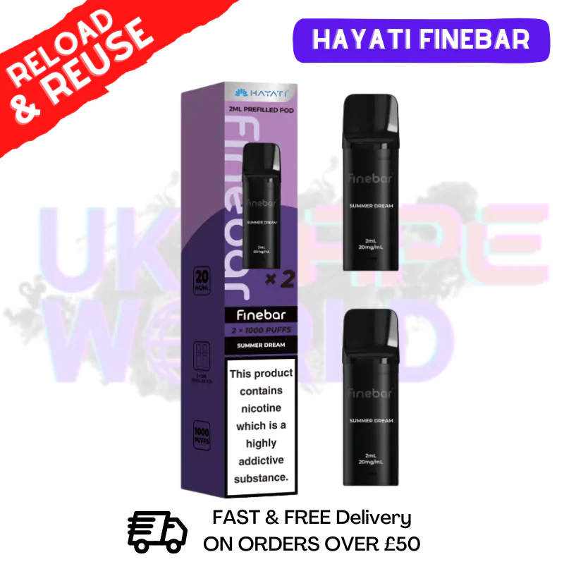 Hayati Finebar Prefilled Replacement Pods [Pack Of 2] - Image 24