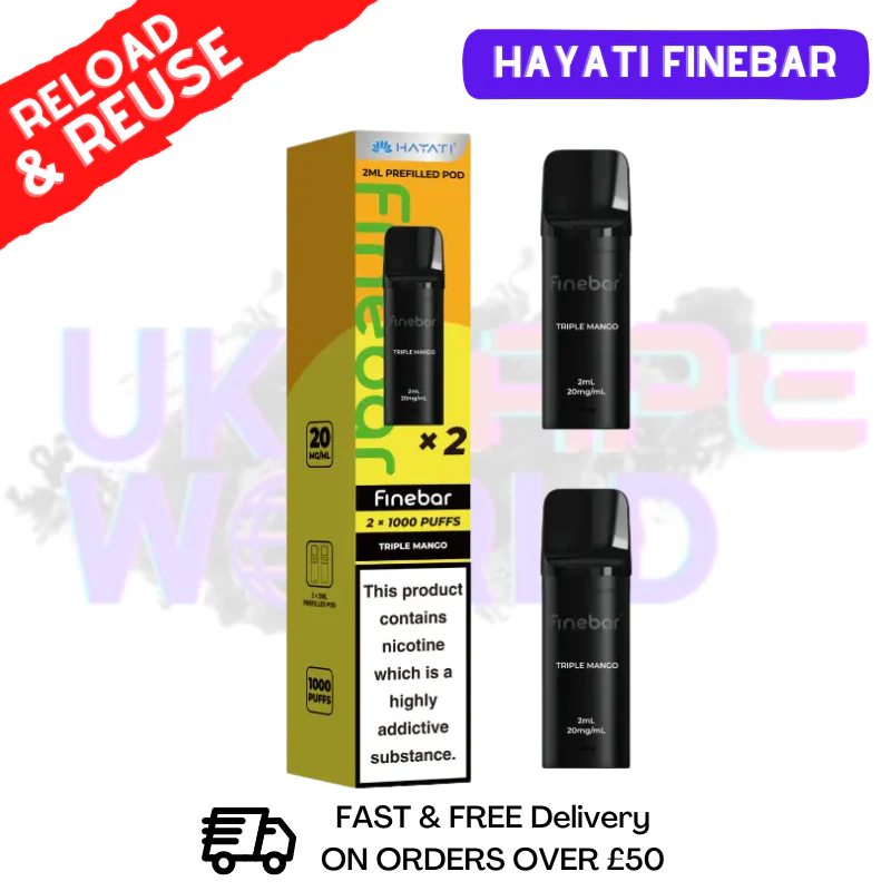 Hayati Finebar Prefilled Replacement Pods [Pack Of 2] - Image 25