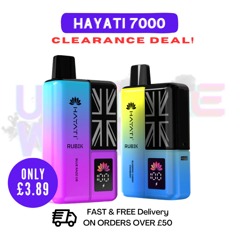 Hayati Rubik 7000 Puff 7K Prefilled Pod Kit - ONLY £3.89