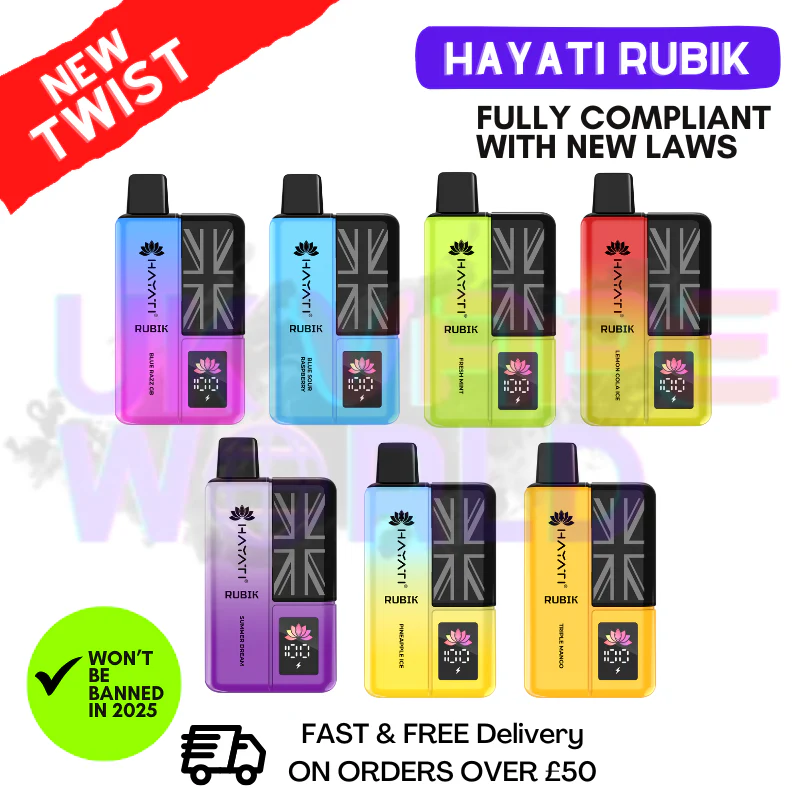 Hayati Rubik 7000 Puff 7K Prefilled Pod Kit - ONLY £3.89 - Image 2