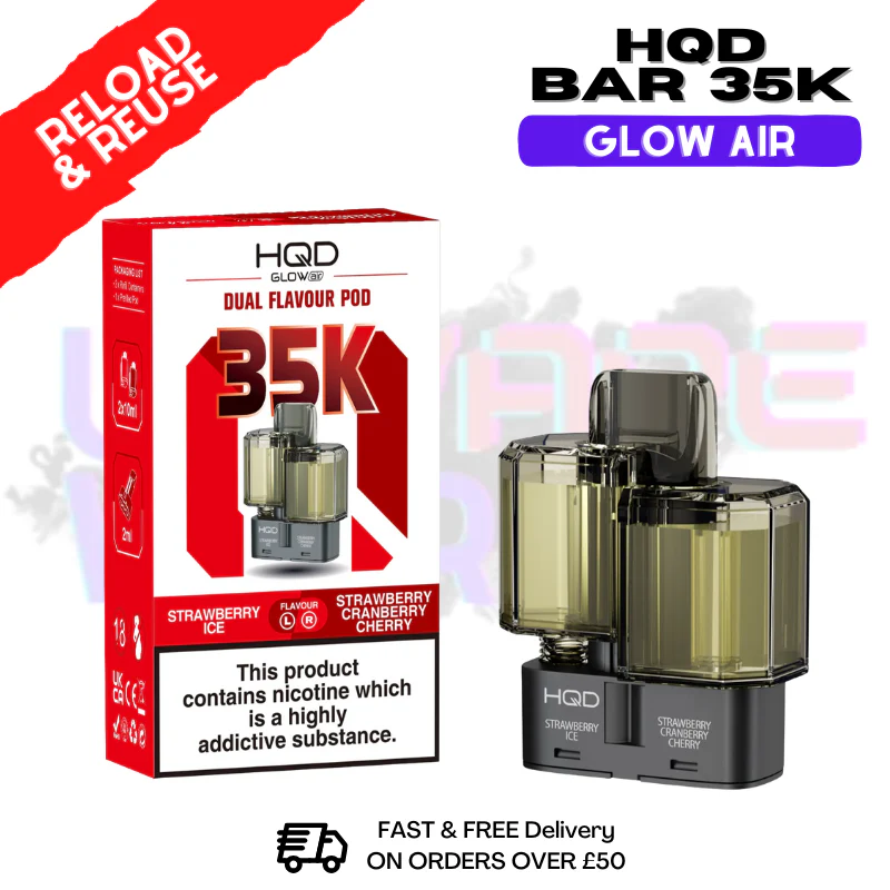 HQD 35K Glow Air Replacement Pods - £6.89 - Image 13