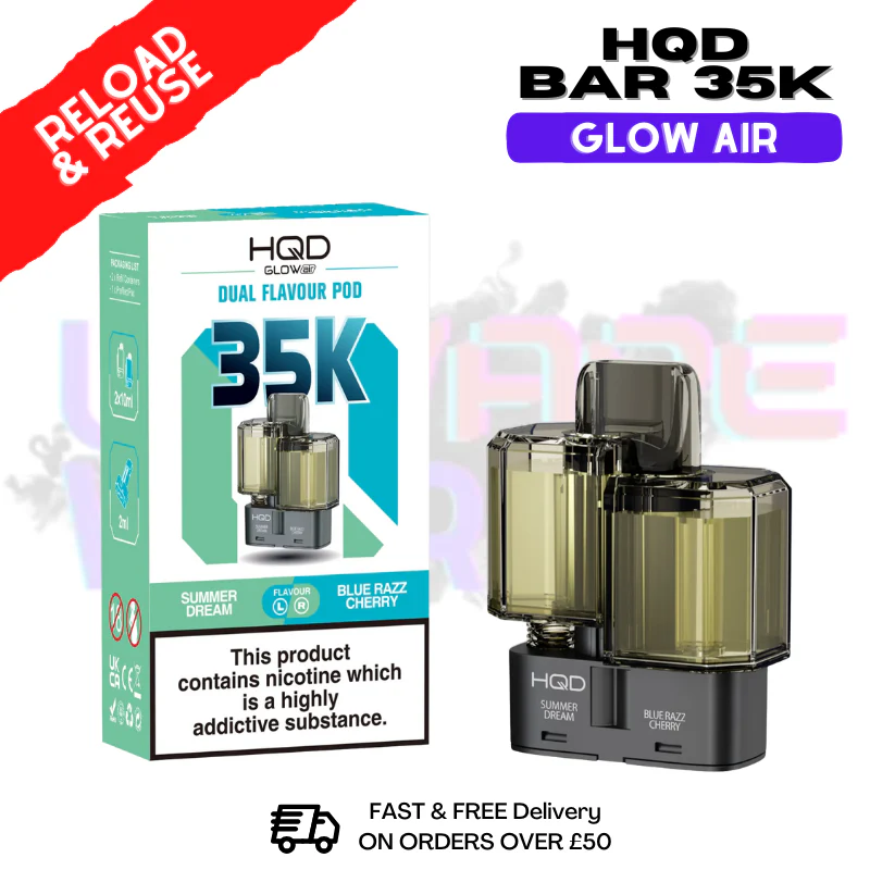 HQD 35K Glow Air Replacement Pods - £6.89 - Image 14