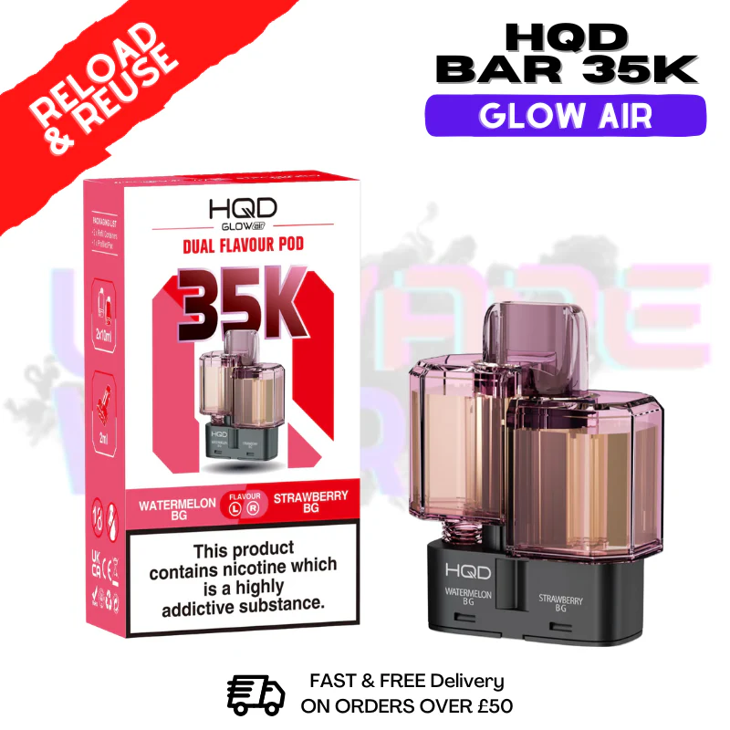 HQD 35K Glow Air Replacement Pods - £6.89 - Image 15