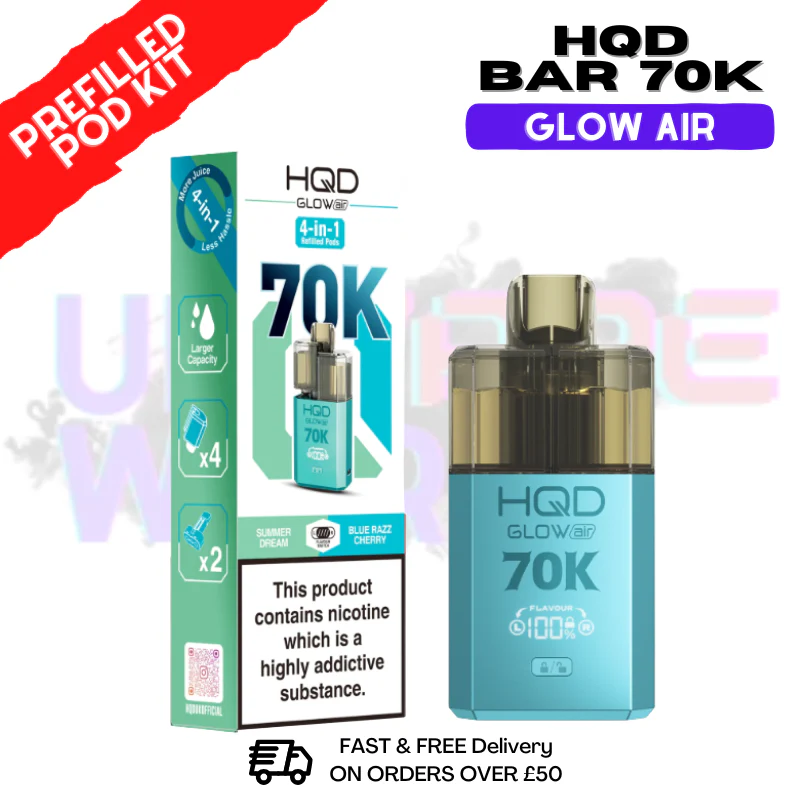 HQD Glow Air 70k Puff Pod Kit - Any 2 For £22 - Image 14