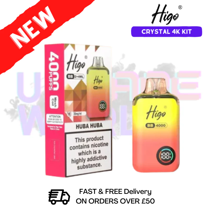 Huba Buba Crystal Higo 4000 Puff Prefilled Pod Kit