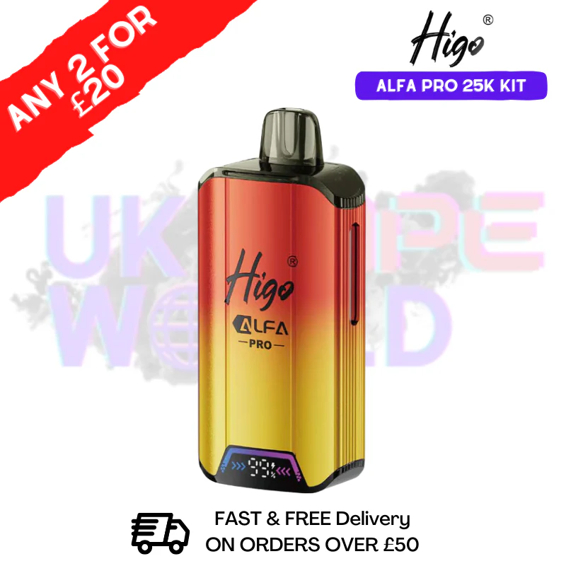 Strawberry Huba Higo 25K Alfa Pro Pod Kit - Any 2 For £20