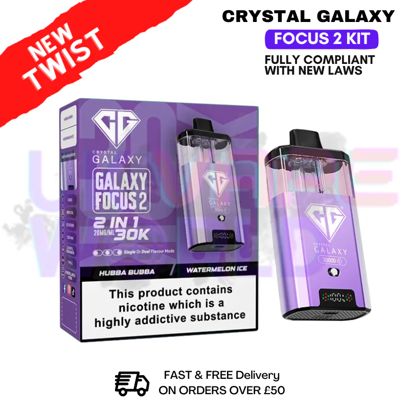 Hubba Bubba Crystal Galaxy 30K Focus 2 Puff Kit