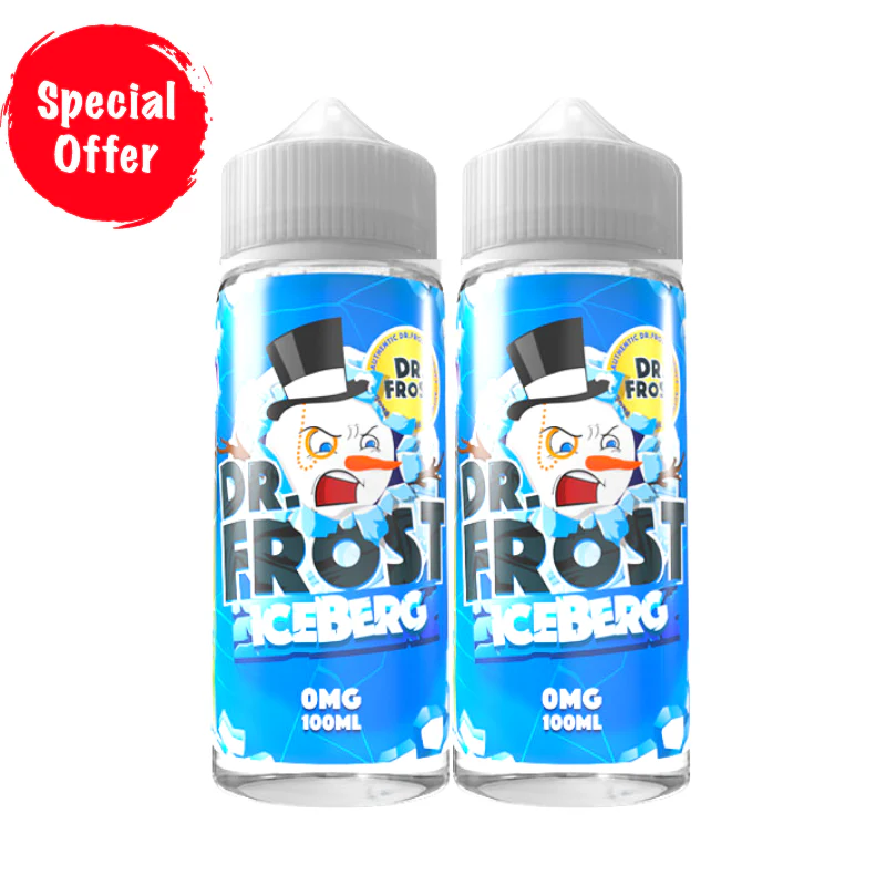 Iceberg Flavour Dr Frost 100ML Shortfill E Liquid - Image 2