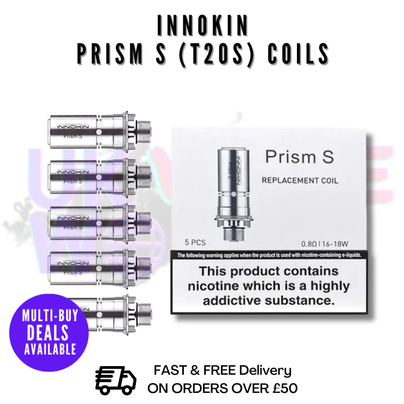 Innokin Prism S (T20-S) Coils [Pack Of 5] - £7.99