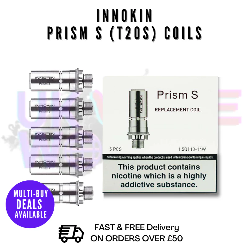 Innokin Prism S (T20-S) Coils [Pack Of 5] - £7.99 - Image 3