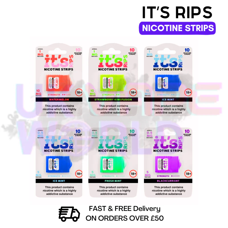It's Rips Nicotine Strips For Mouth