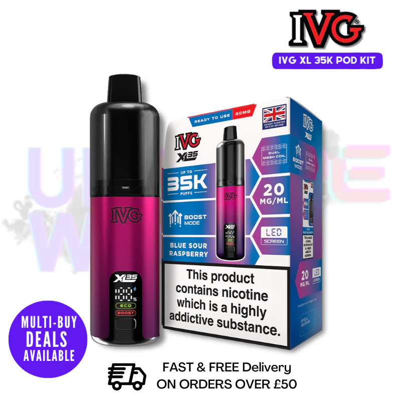 IVG 35K XL 35,000 Puff Vape Pen Kit - 3 FOR £24.90 - Image 3