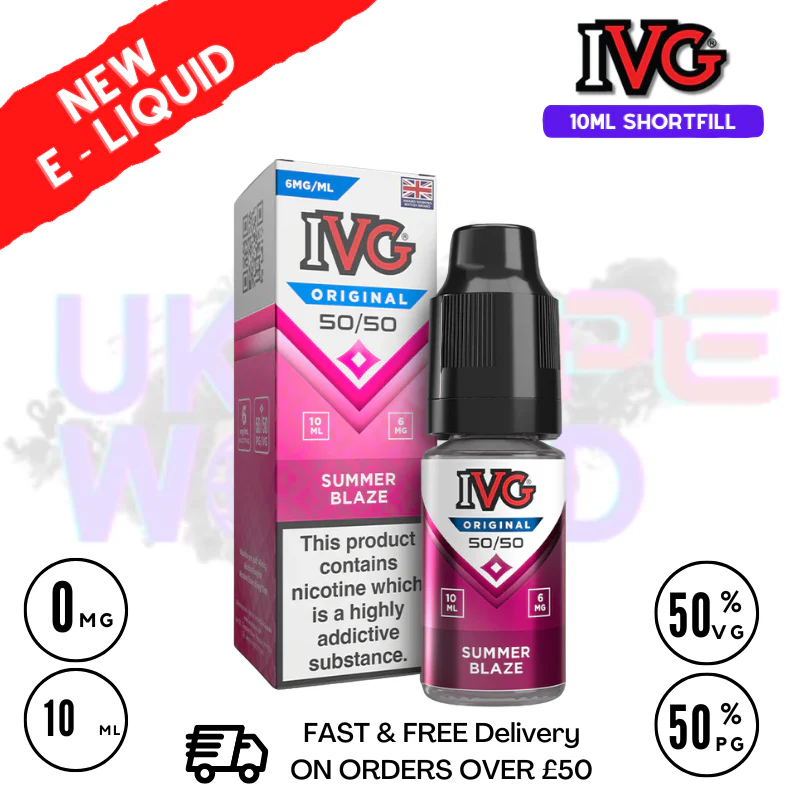 IVG Original 50:50 Eliquid Box Of 10 - ONLY £16.99 - Image 10
