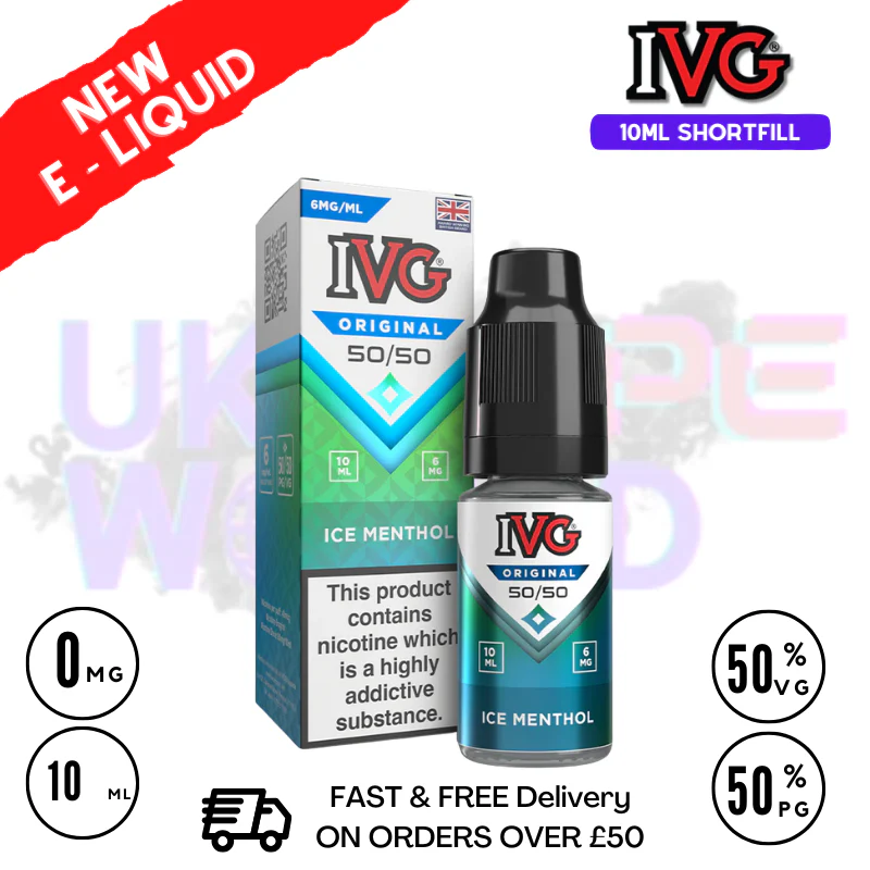 IVG Original 50:50 Eliquid Box Of 10 - ONLY £16.99 - Image 5