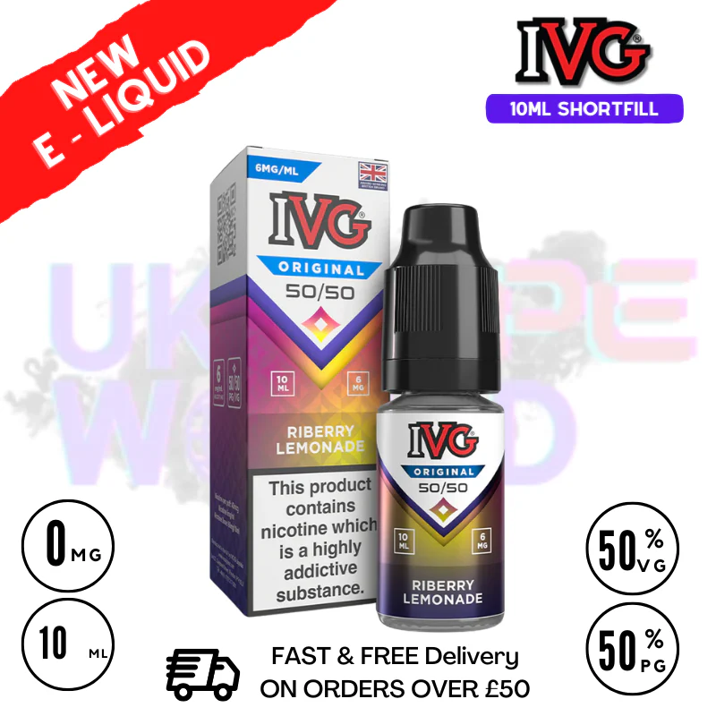 IVG Original 50:50 Eliquid Box Of 10 - ONLY £16.99 - Image 6