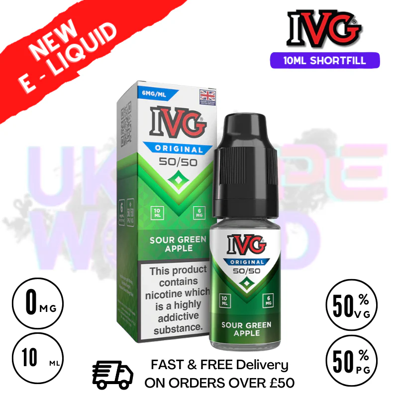 IVG Original 50:50 Eliquid Box Of 10 - ONLY £16.99 - Image 7