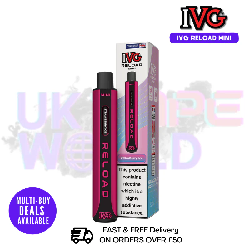 IVG Reload Mini 600 Puff Vape Pen Kit - Image 12