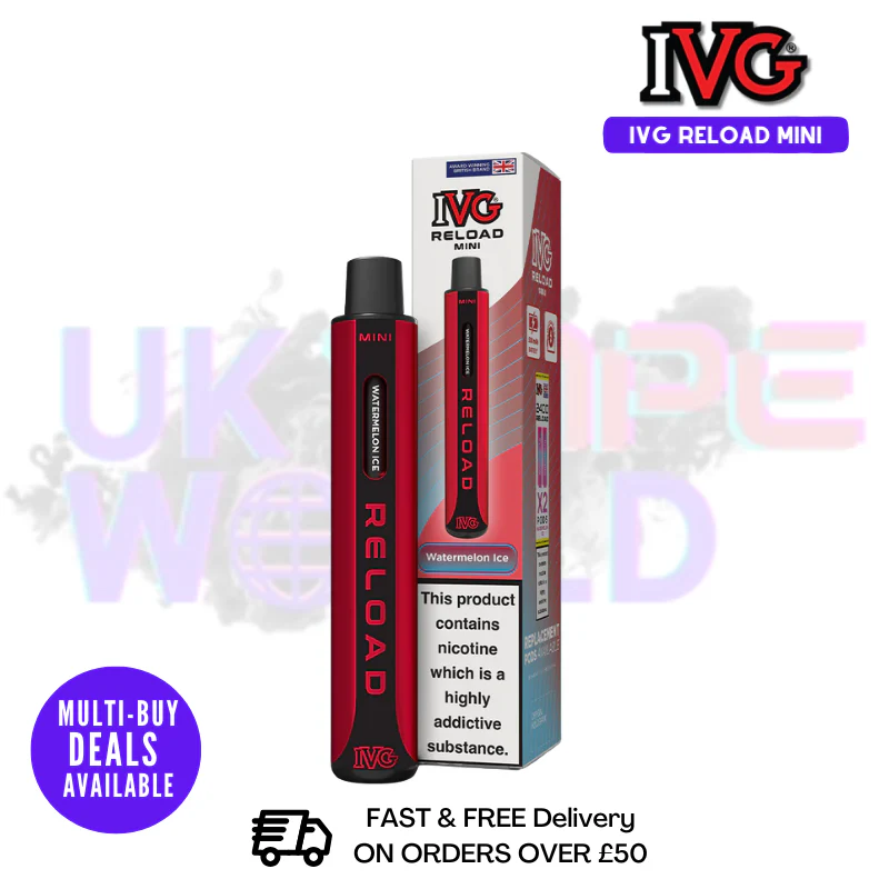 IVG Reload Mini 600 Puff Vape Pen Kit - Image 3