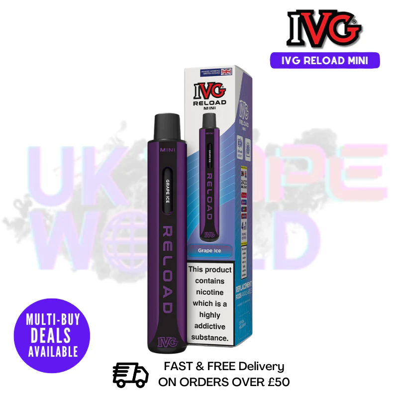 IVG Reload Mini 600 Puff Vape Pen Kit - Image 4
