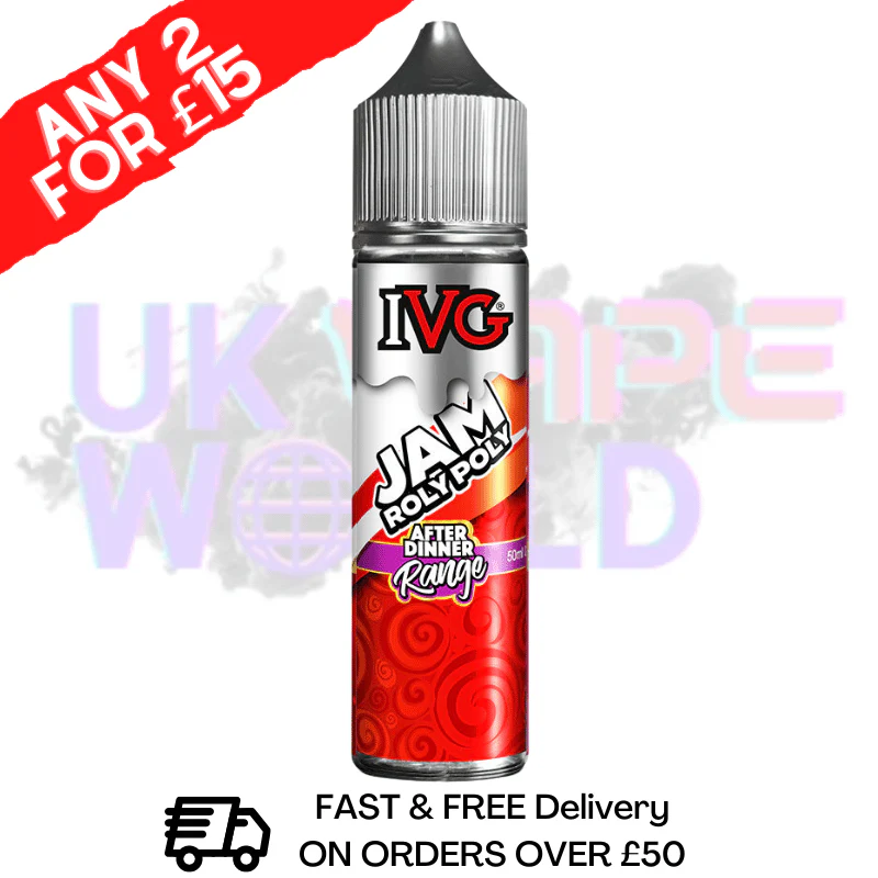 Jam Roly Poly IVG Shortfill Juice 50ML Eliquid - AFTER DINNER RANGE