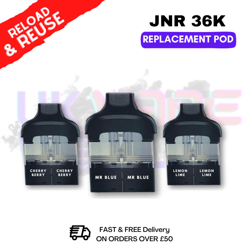 JNR Ace 36K Replacement Pods - £6.89