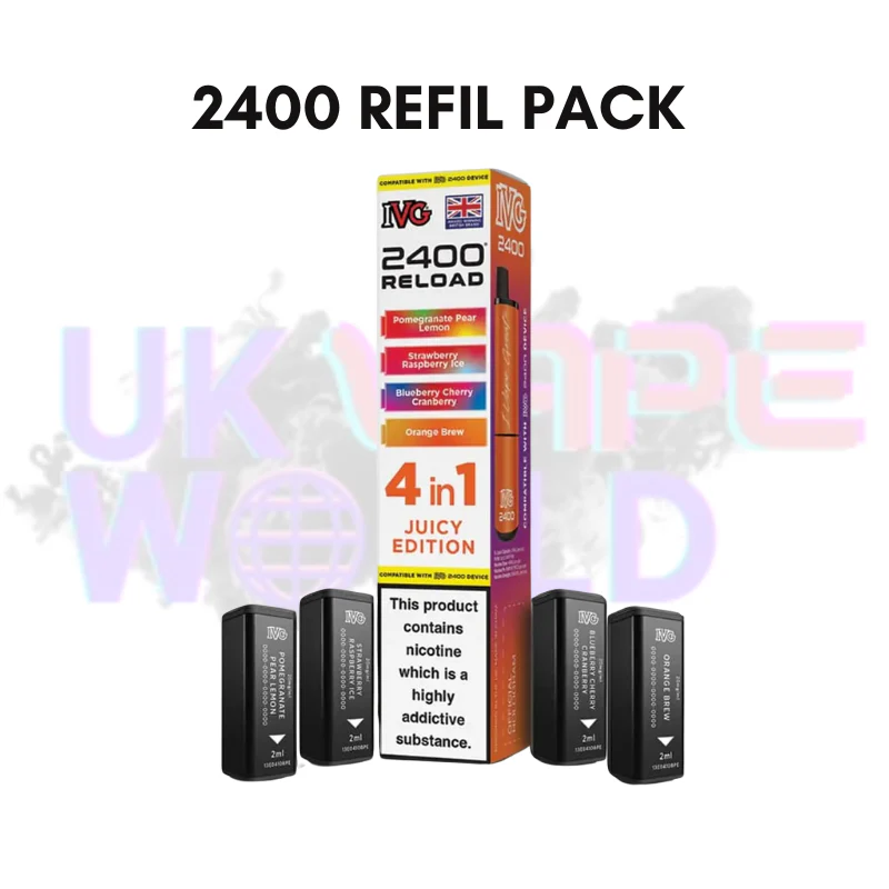 Juicy Edition IVG 2400 RELOAD Pods - Box Of 10 - Image 2