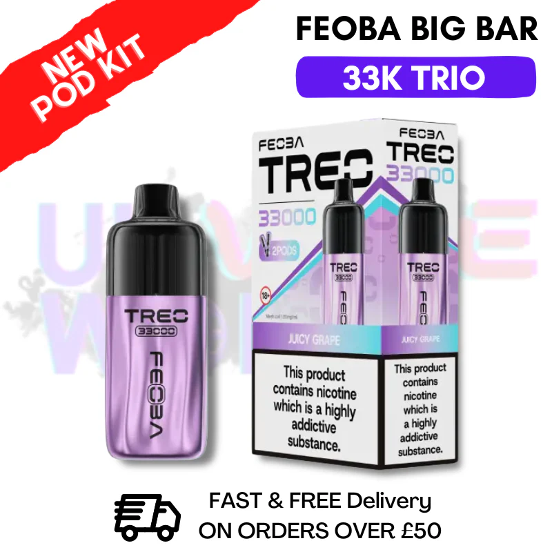 Juicy Grape Feoba Treo 33K Puff Pod Kit