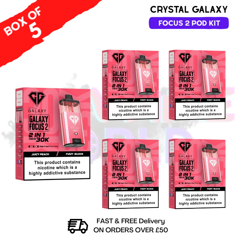 Juicy Peach Crystal Galaxy 30K Kits Box Of 5
