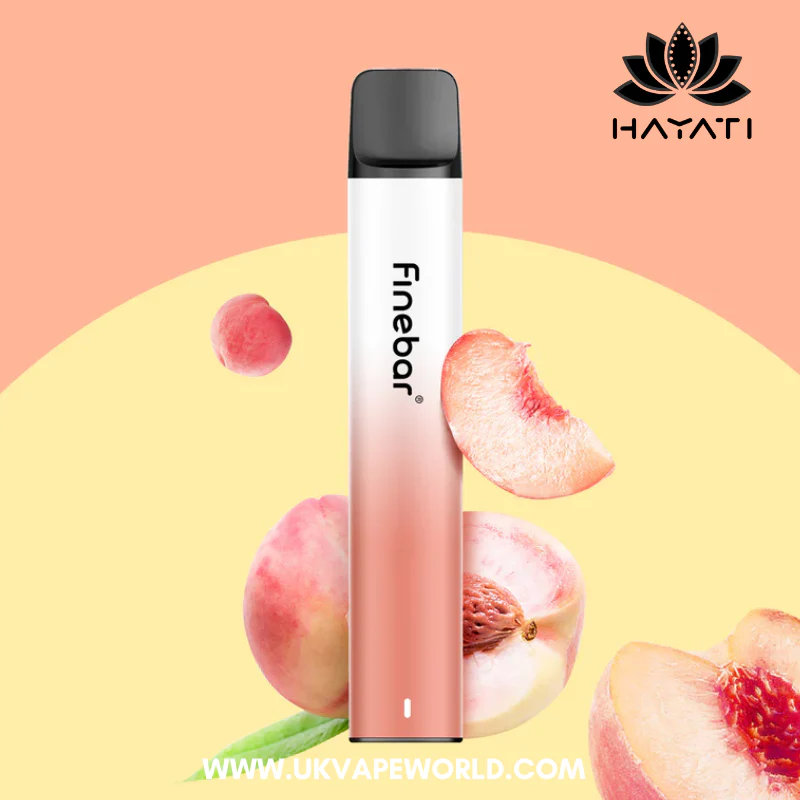 Juicy Peach Hayati Finebar Prefilled Pod Kit - 5 For £15