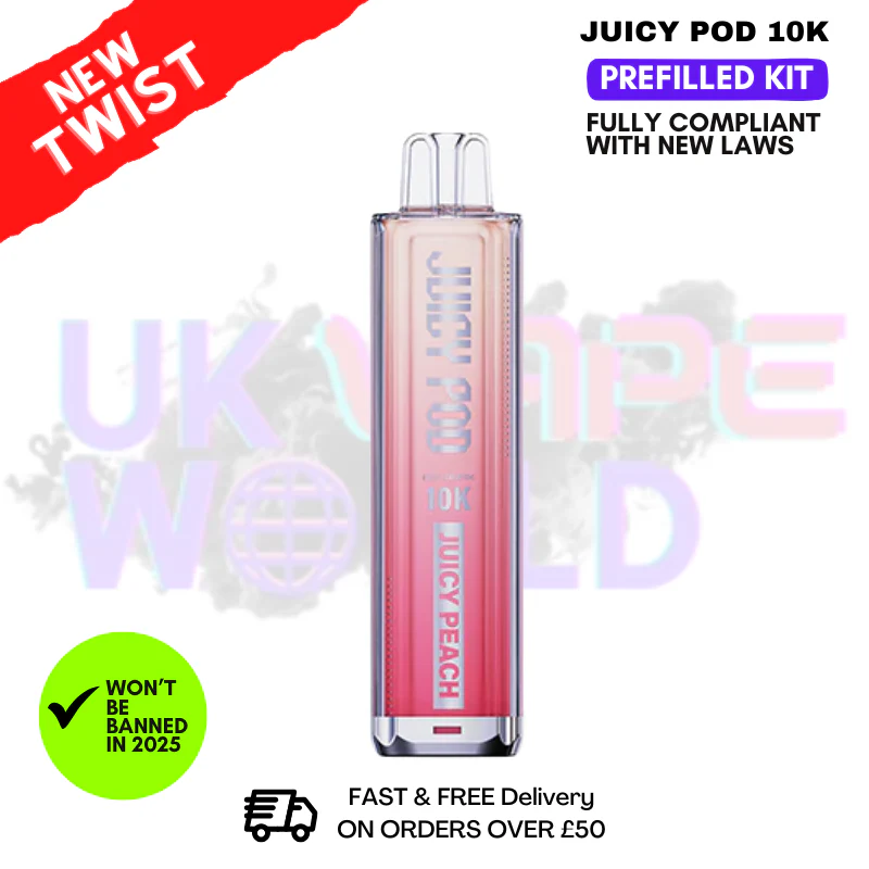 Juicy Peach Juicy Pod 10K NovaMax Pod Kit - £8.99