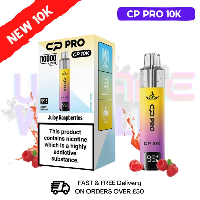 Juicy Raspberries CP Pro 10K Puff Pod Kit