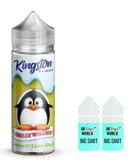 Kingston Chilly Willies Lemon & Lime Slush 100ml Shortfill - Image 2