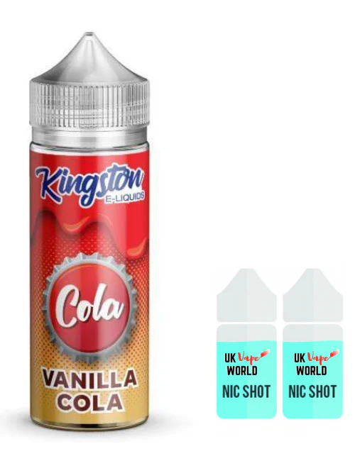 Kingston Cola Vanilla Cola 100ml Shortfill - Image 2