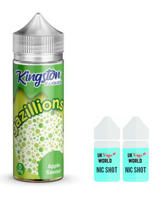 Kingston Gazillions Apple 100ml Shortfill - Image 2