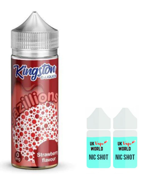Kingston Gazillions Strawberry 100ml Shortfill - Image 2
