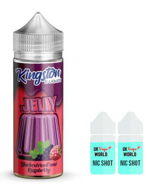 Kingston Jelly Blackcurrant & Raspberry Jelly 100ml Shortfill - Image 2