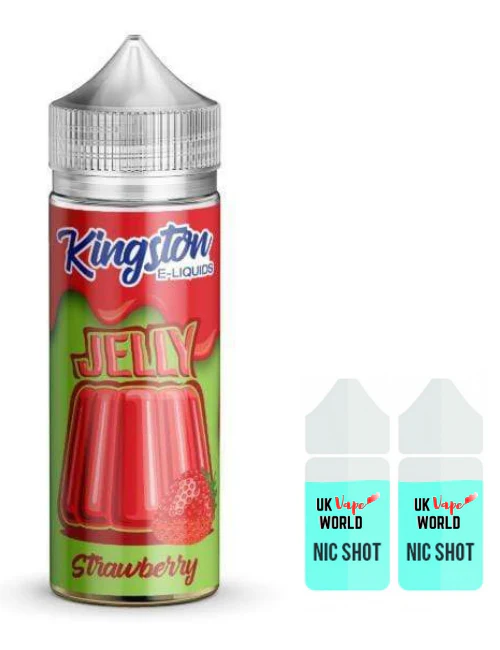 Kingston Jelly Strawberry Jelly 100ml Shortfill - Image 2