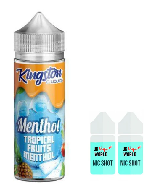 Kingston Menthol Tropical Fruits 100ml Shortfill - Image 2
