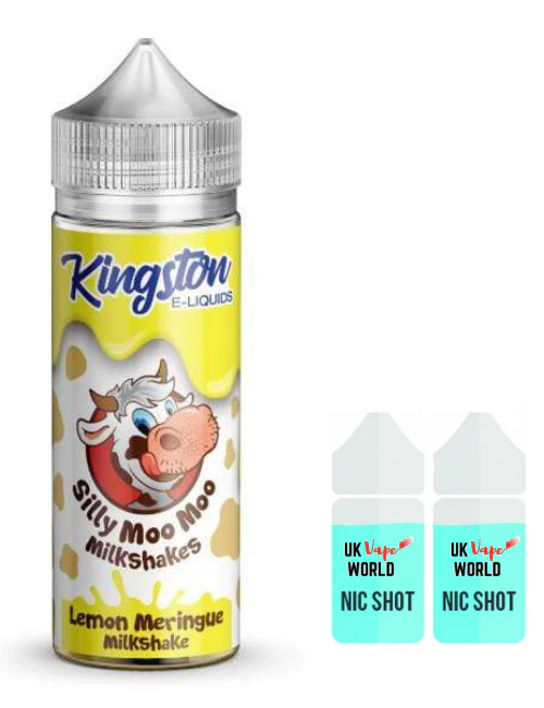 Kingston Silly Moo Moo Milkshakes Lemon Meringue 100ml Shortfill - Image 2