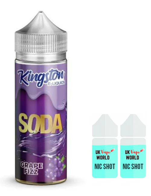 Kingston Soda Grape Fizz 100ml Shortfill - Image 2
