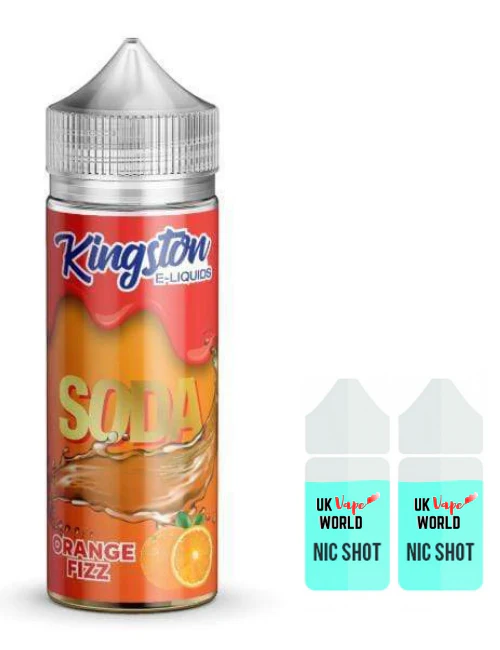 Kingston Soda Orange Fizz 100ml Shortfill - Image 2