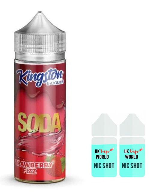 Kingston Soda Strawberry Fizz 100ml Shortfill - Image 2